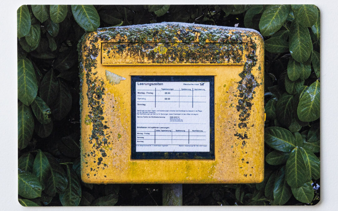 #2 The postbox I’m sent from